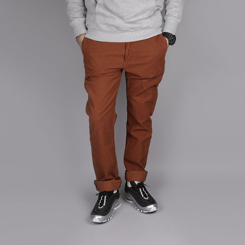 мужские коричневые брюки Lee Slim Chino-Clay L997GG38 - цена, описание, фото 1